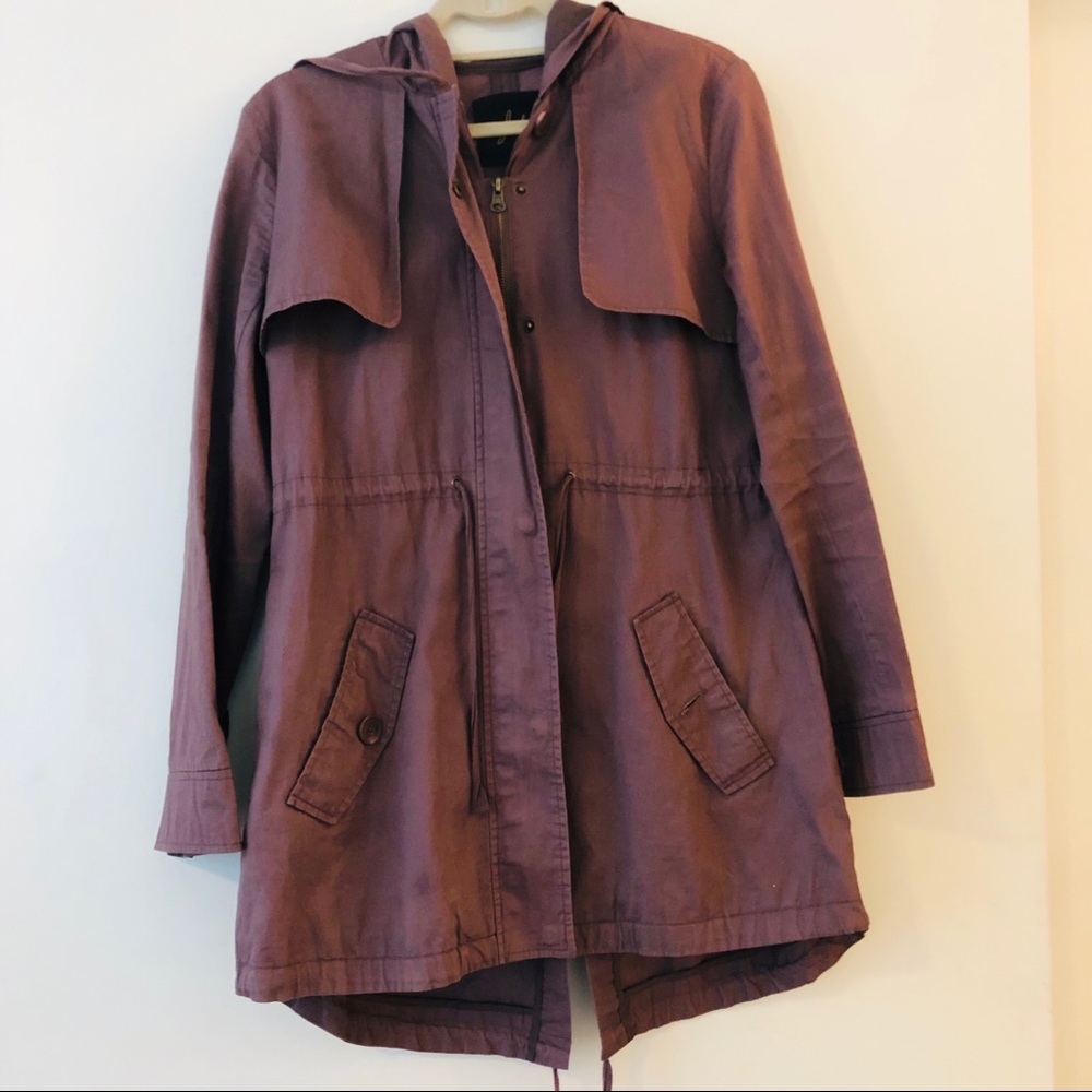 JACK by BB Dakota long brown cargo jacket